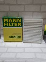 กรองแอร์   BMW Series 1  F20  F21  ( 2010 - 2019 ) ทุกรุ่น    Mann Filter CU 25001 / CU25001