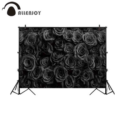 【☸2023 New☸】 liangdaos296 Allenjoy ฉากหลัง14กุมภาพันธ์ดอกไม้กุหลาบสีดำความรักวันวาเลนไทน์ฉากหลังถ่ายภาพถ่ายภาพโฟโต้บูท