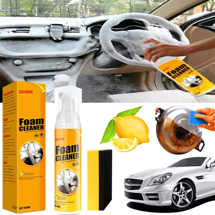 Multi Functional Foam Cleaner For Car And House 650ml Spray To Clean 