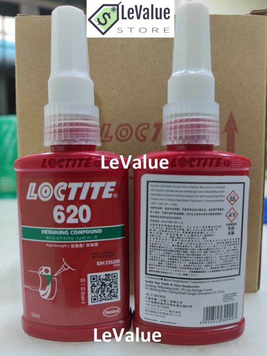 【New Ready Stock】LOCTITE 620 RETAINING COMPOUND 50ML with QR Code