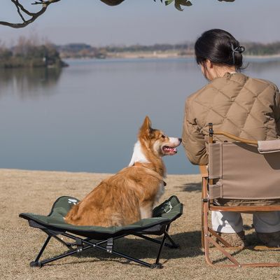 [pets baby] Outdoor Camping Pet DogMatsBed OxfordRemovable Washable Folding Pet CatBed Sleeping Nest
