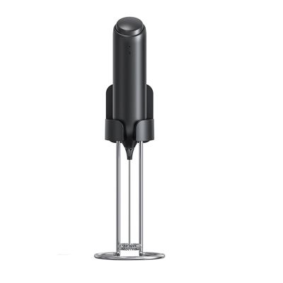 Milk Frother Handheld Electric Milk Frothers with USB Rechargeable Stand, Pasteable Hanging Stand