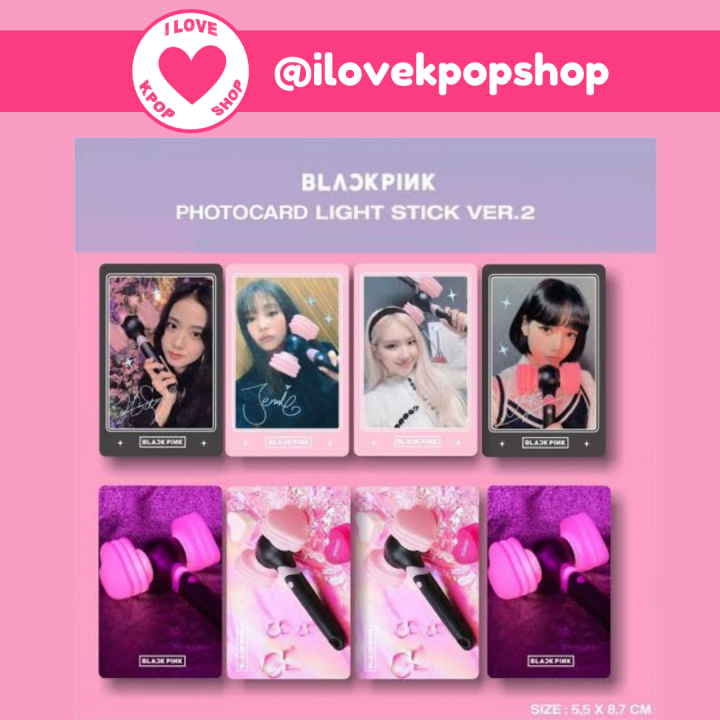 พร้อมส่ง การ์ด BLACKPINK การ์ดแท่งไฟ  BLACKPINK VER.2 LIMITED EDITION ของแท้100%