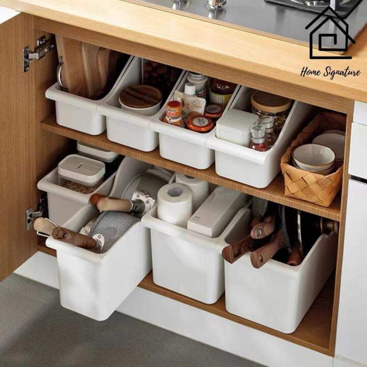 Home Signature Kitchen Pot Storage Pot Cover Rack Shelf Plastic Pot ...