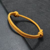 New Handmade Adjustable Rope Bracelet Men 4mm Thin String Relationship Braclet Gift For Him Lucky Thread Brazalete Pulseira Charms and Charm Bracelet