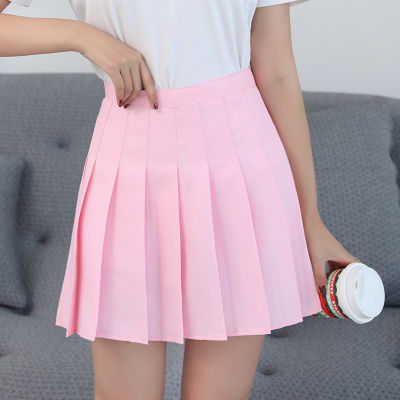 Mini Pleated Skirt Women High Waist Preppy Skirts Girl Slim Waist Casual Tennis Students School uniform Skirt Shorts