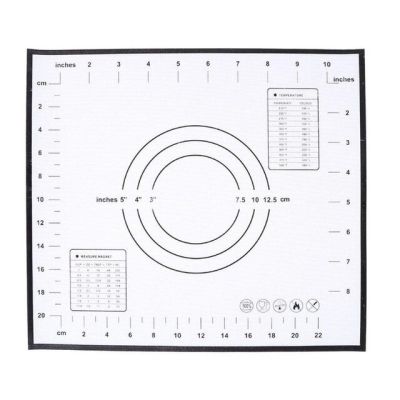 【☑Fast Delivery☑】 congbiwu03033736 อุปกรณ์ทำอาหารแผ่นรองอบนวดแป้งแผ่นซิลิโคนแบบผิวไม่ติด