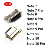 10Pcs ใหม่สําหรับ Xiaomi Redmi Note 7 8 9 9s 10 10s Pro USB Charging Port Connector Charge Jack Socket Plug Dock