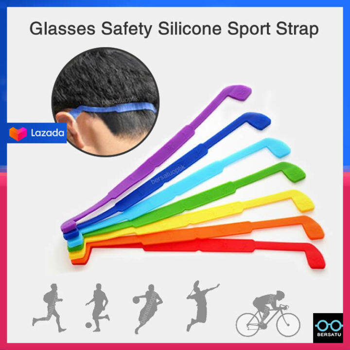 Glasses Safety Silicone Sport Anti Slip Strap 运动防滑硅胶镜腿带 Tali Spot Sukan