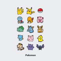 Guoji สติ๊กเกอร์รอยสัก Pokémon Pokachu คู่ของฉันเพื่อความสนุกสนานของพ่อแม่-เด็ก