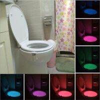 ไฟLED 8 สี ติดชักโครก ไฟติดชักโครก Night Light Motion Sensor รุ่น LightingBowl-12Jul-J1