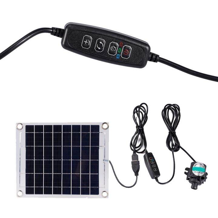 mini-solar-water-pump-10w-12v-brushless-solar-panel-kit-black-for-fish-water-pool-garden-decoration