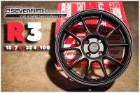 ล้อแม็กใหม่ - R3 สีแบล็ค ขอบ15" 15x7.0 ET35 4x100 -  ส่งฟรี Kerry Express - รบกวนสอบถามทางแชท ก่อนคลิกสั่งซื้อ