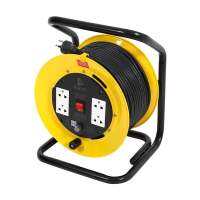 ล้อเก็บสายไฟ 4 ช่อง ELECKTA ET-BD1530 3600 วัตต์ 30 เมตร เหลืองEXTENSION CORD REEL ELECKTA ET-BD1530 4-OUTLET 3600W 30M YELLOW **ลดราคาจัดหนัก **