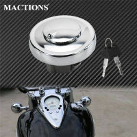 Motorcycle Chrome Fuel Gas Tank Cap Keys Set For Yamaha DragStar V-Star XVS250 Road Royal Star Midnight XV1900