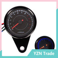 DC 12โวลต์รถจักรยานยนต์ T Achometer ดัดแปลง LED จอแสดงผลดิจิตอลรถมอเตอร์ไซด์วัด【fast】