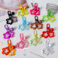 Bag Keyring Key Holder Keychain Car Hanging Trinket Cute Keychain Bell Pendant Keychain Five-pointed Star Keychain