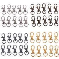 10Pcslot Fashion Bag Clasps Lobster Swivel Keychain Trigger Clips Snap Hook Keyring Holder Jewelry Accessories