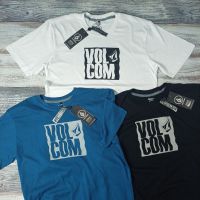 เสื้อยืดคุณภาพดี เสื้อยืดโปโล แขนสั้น พิมพ์ลาย VOLCOM BM MIRROR 1: 1 สําหรับผู้ชายS-5XL