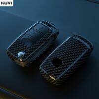 ABS Carbon Fiber Car Key Case Cover Shell For VW Volkswagen Polo Golf Passat Beetle Tiguan Seat Leon Altea Skoda Octavia Kodiaq