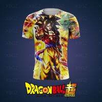 2023 In stock oversized anime  t-shirt harajuku 3d print manga summer men  mens cartoon top cool t-shirts dragon ball z tops，Contact the seller to personalize the name and logo