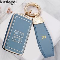 TPU Car Key Case Cover For Dacia Duster Sandero Logan For Renault Megane 4 Clio 5 Arkana Captur Zoe Espace Kadjar Koleos Scenic Key Chains