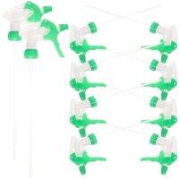 10pcs Spray Bottle Trigger Replacement Spray Nozzle Stream Sprayer For Gardening Cleaning Watering ( Green )