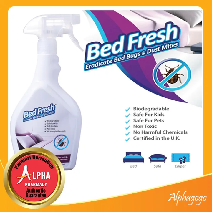 BedFresh SPRAY Eradicate Bed Bugs & Dust Mites 500ml Lazada