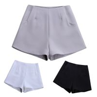 COD ETPZ1CS V SHOP High Waist Casual Suit Shorts Black White Women Short Pants Ladies Shorts