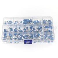 300Pcs 15 Value Blue High Voltage Ceramic Capacitors Assortment Assorted Kit Box