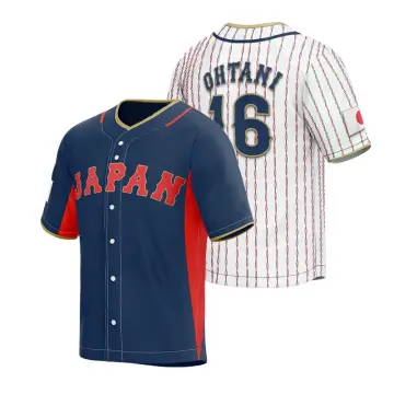 Design Ohtani 16 Team Japan Samurai Baseball Jerseys Black 