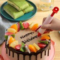 【hot】❂ Decorating Tools Silicone Food Writing Chocolate Icing Piping Pastry Nozzle Set Baking Accessories ！