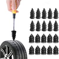 {7ho car tools} 20/10/5/1Pcs รถสูญญากาศยางซ่อมเล็บรถยนต์ไฟฟ้ารถจักรยานยนต์สกู๊ตเตอร์จักรยานยางแบบไม่มียางยางเจาะซ่อมสำหรับรถยนต์