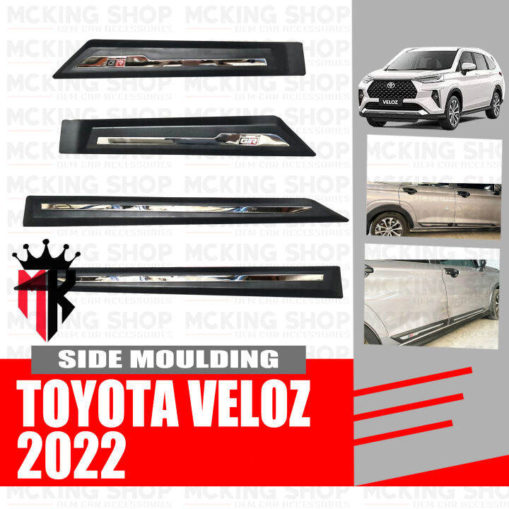 Toyota Veloz 2022 Side Body Moulding GR Design (Two Tone) Lazada PH