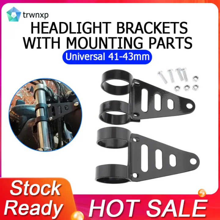 Universal 4143mm Motorcycle Headlight Brackets Head Light Lamp Holder Lazada PH
