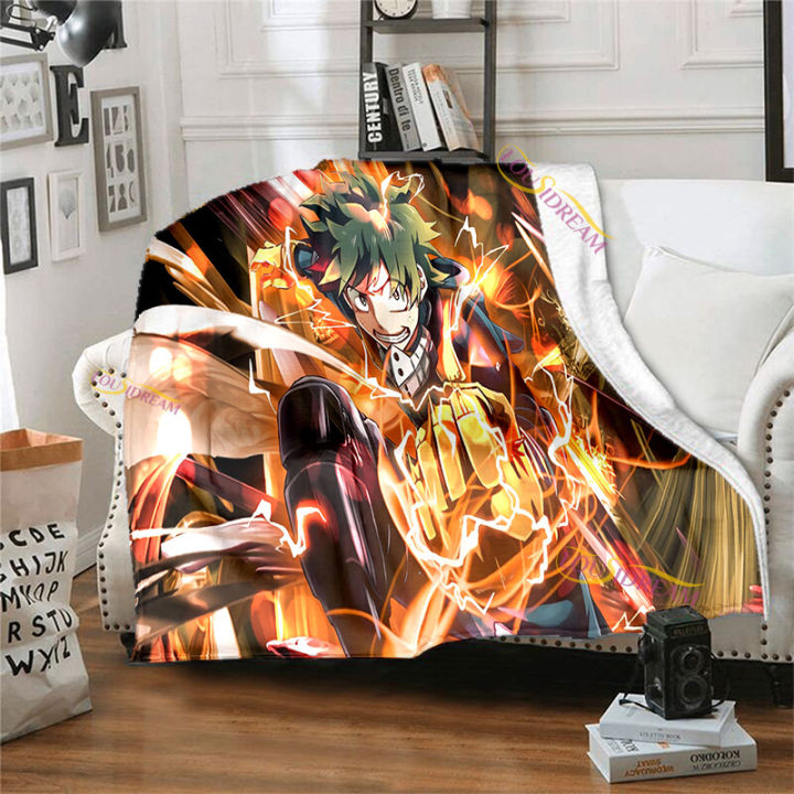 comic-my-hero-academia-blanket-blanket-flannel-spring-autumn-anime-breathable-super-warm-throw-blankets-for-bedding-travel