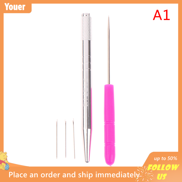 【Youer】 Doll Hair Reroot Needle Kit Repaint Baby Head Reborn Hair
