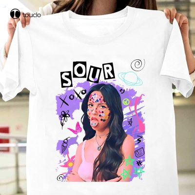 T-shirt Sour Album Olivia Rodrigo New T-shirt Target Funny Unisex S5Xl Singer Cotton T-shirt New Unisex 100% Cotton