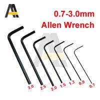 Set 7 Allen Kunci Pas 0.7Mm-3Mm Mini Hexagon Wrench 0.7 0.9 1.3 1.5 2.0 2.5 3.0 Set Hex Allen Kunci Kunci Obeng Alat Kit