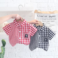 Baby Boys Girls Plaid Clothes Fashion Lapel Short Short Sleeve Shirt Kids Cool Children Summer Casual Toddler Infant Boys Tops