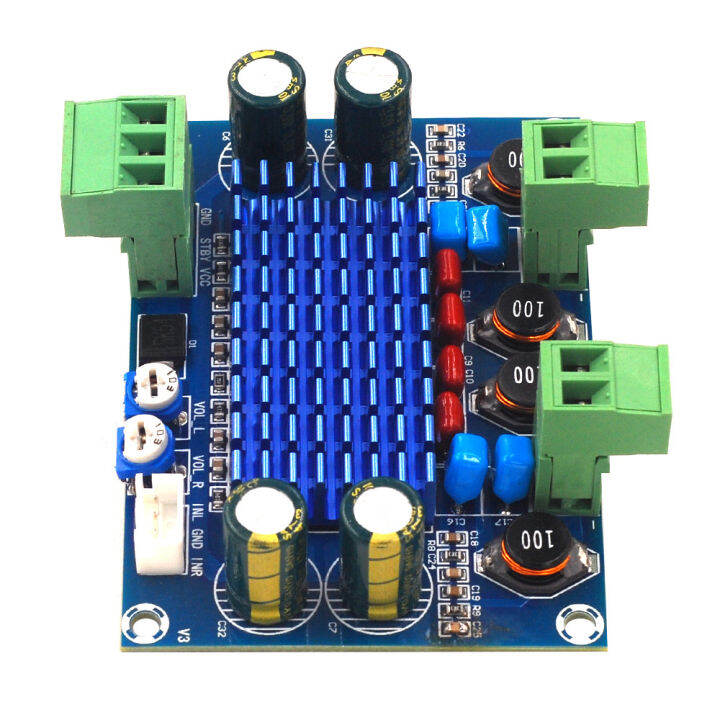xh-m572-am-plifier-board-120wx2-tpa3116d2ดิจิตอล-power-am-plifier-โมดูล-dc-5-28v-เอาท์พุตแชสซีเอาท์พุทปลั๊กเฉพาะทางสำหรับ-diy-เสียงโฮมเธียเตอร์