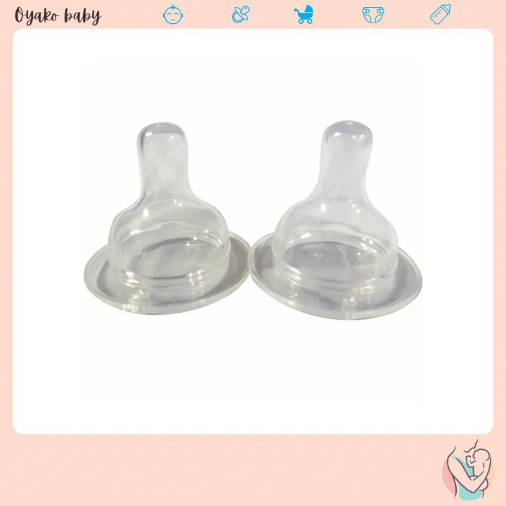 Bebeta wide neck silicone nipple pack by 2 | Lazada PH