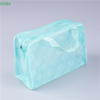 ?【Lowest price】HOMA 1PC กันน้ำ PVC แต่งหน้าเครื่องสำอางกระเป๋าเดินทางกล่องเก็บของผู้หญิง Make up Pouch