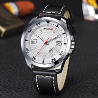 1PC Men S Outdoor Quartz Watch With Leather Strap, Waterproof Calendar Watch นาฬิกาข้อมือที่ทนทานสำหรับการใช้งานประจำวัน