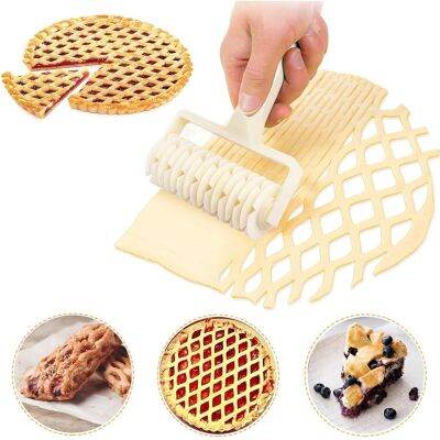 Pastry Lattice Roller Cutter Plastic Dough Pull Net Wheel Knife Pizza Pastry Cutter Pie Craft Making Tool Baking Pastry Tools