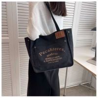 【July】 Large-capacity bag female 2022 new Korean version of the niche printed tote all-match college students shoulder