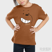 DOSH KIDS UNISEX T-SHIRTS WE BARE BEARS เสื้อยืดคอกลม แขนสั้น เด็กชาย-เด็กหญิงPWBBBT5007-FBBBT5005-BR