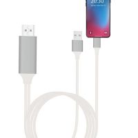 สายสำหรับ Iphone ดิจิตอลกับอะแดปเตอร์ Av Hdmi รองรับ /Hdtv สายเคเบิลทีวี8พินสำหรับ Iphone 11 12 Xr X 8 8 Plus สำหรับ Ipad Mini Air Pro