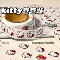 Kawaii Sanrios Stickers Cute HelloKittys Tape Placement Decorative Handbook Cartoon Cute Stickers Sealing Stickers Adhesive