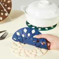 【CC】❅  temperature insulation mat anti-scalding bowl silicone waterproof coaster thickened placemats